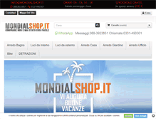 Tablet Screenshot of mondialshop.it